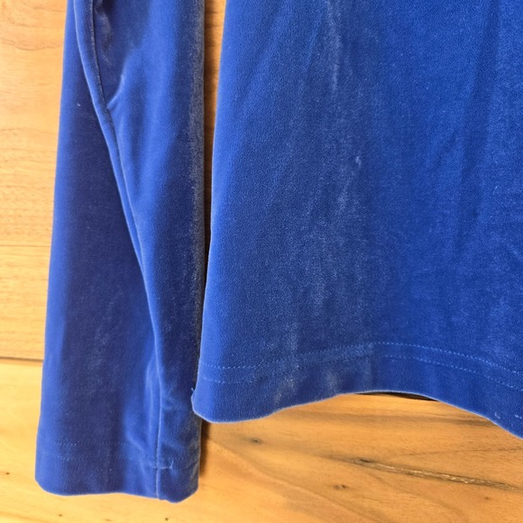 SNO SKINS Velvet Electric Blue Turtleneck - Picture 3 of 10